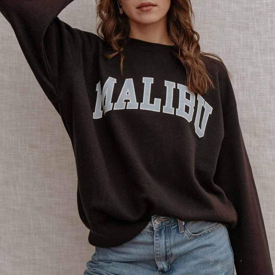 Women's Pullover Loose-fitting Casual Round-neck Top