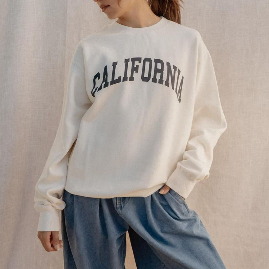 Women's Pullover Loose-fitting Casual Round-neck Top